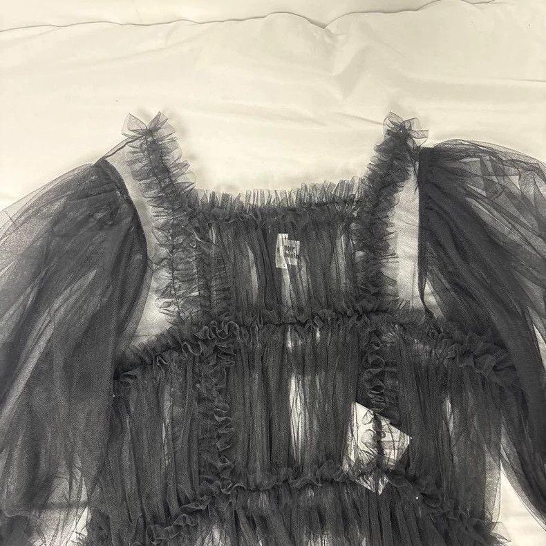 Comme des Garcons Comme des Garcons Black vintage yarn blouse Size XS / US 0-2 / IT 36-38 - 3 Thumbnail