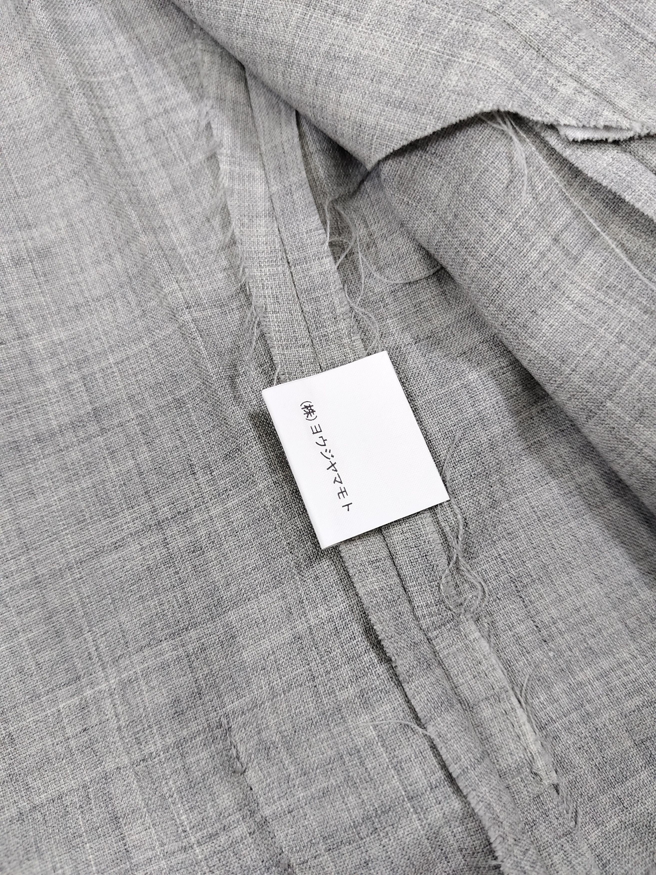 Yohji Yamamoto SAMPLE Y’s- Minimal Double Breasted Tailored Blazer Jacket Size M / US 6-8 / IT 42-44 - 11 Thumbnail