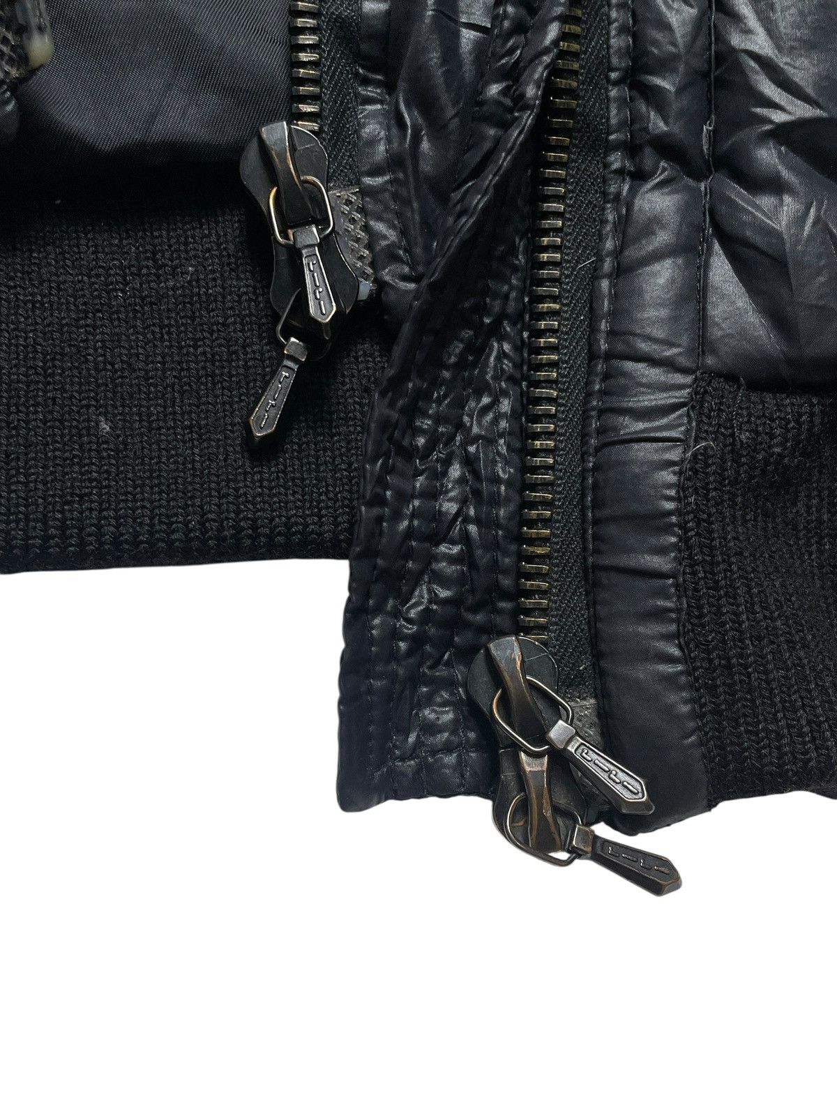 Isamu Katayama Backlash 2000’s Akm - Riri Zip Riders Puffer Jacket Size US M / EU 48-50 / 2 - 8 Thumbnail