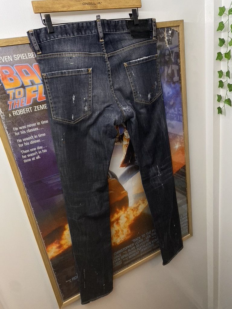 Dsquared2 SS15 Dsquared² Distressed Paint Splattered CG Denim Jeans Size US 32 / EU 48 - 2 Thumbnail