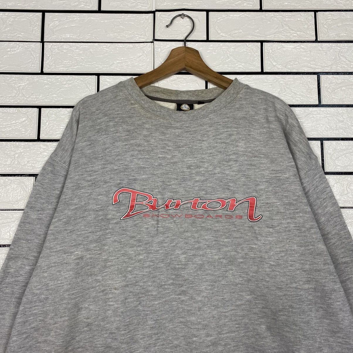 Japanese Brand 📌Vintage Sweatshirt Burton Snowboards Big Logo Size US L / EU 52-54 / 3 - 4 Thumbnail