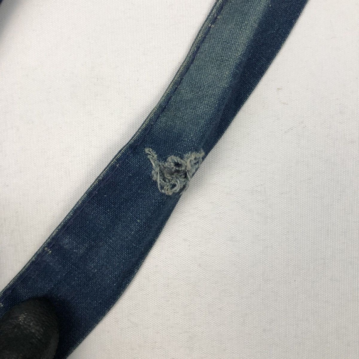 agnes b. AGNES B. DISTRESS DENIM DRAWSTRING BAG Size ONE SIZE - 7 Thumbnail