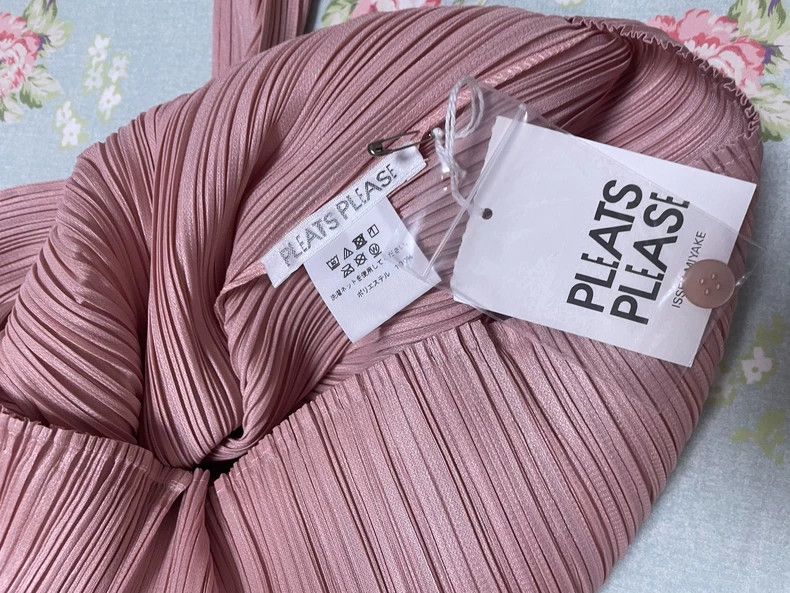 Issey Miyake Issey Miyake Pink pleated shirt Size L / US 10 / IT 46 - 6 Thumbnail