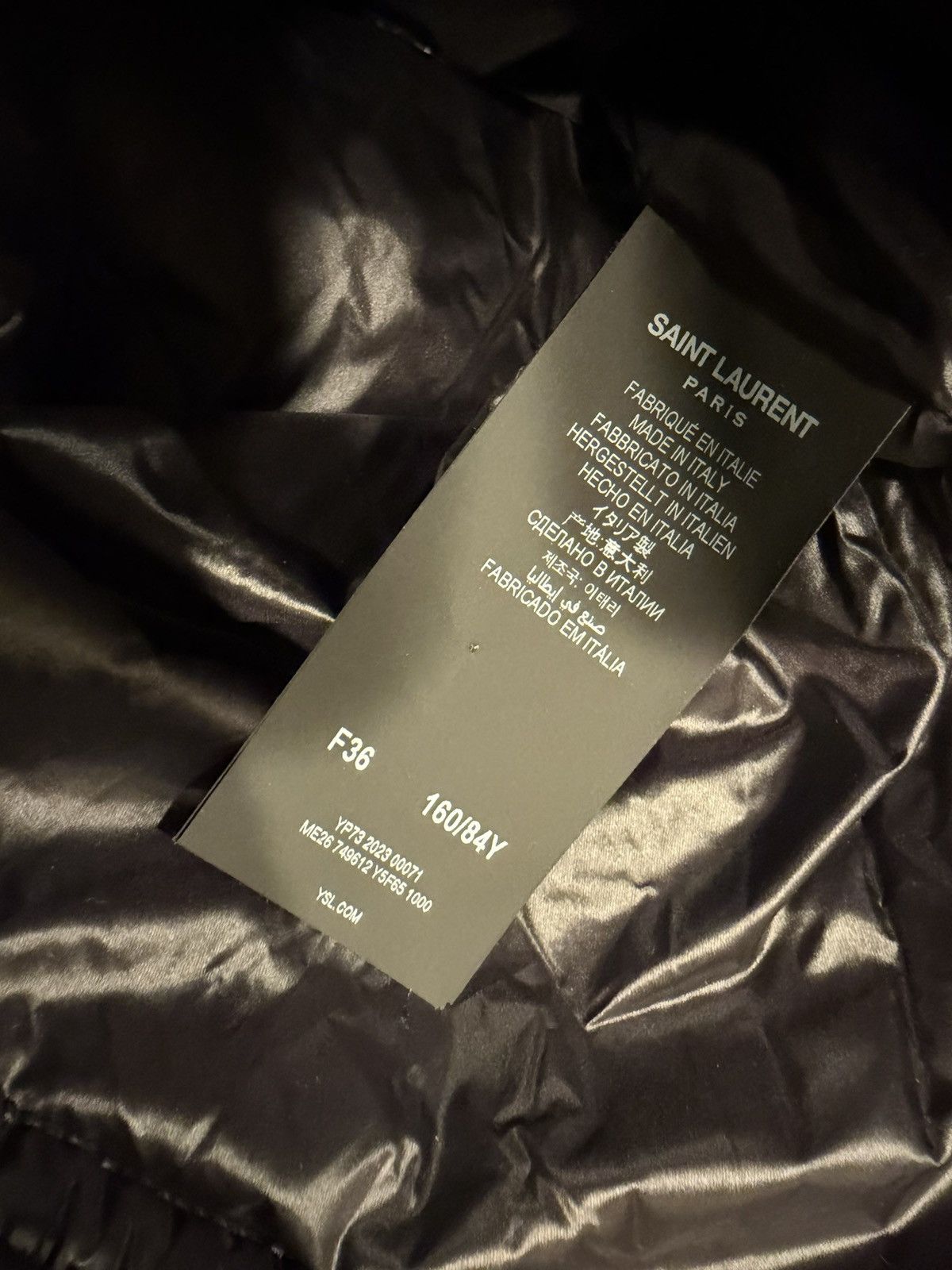 Saint Laurent Paris Saint Laurent oversized anorak jacket. 36/XS. $3150 Size US XXS / EU 40 - 4 Thumbnail