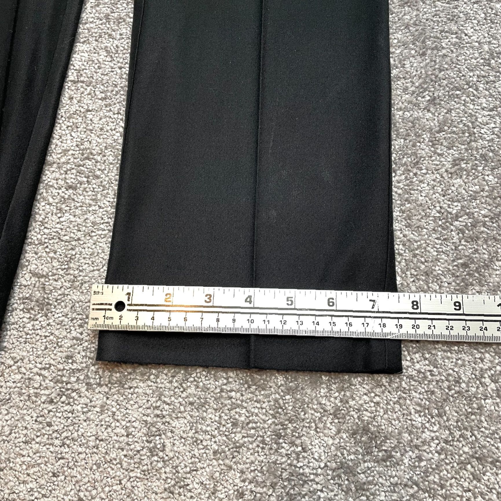 Bcbgmaxazria BCBGMAXAZRIA Dress Pants Womens 0 Black Straight Polyester Slacks 26x26 Ladies Dress Pants Pants Black Jeans Style Regular Mens? Size 26" / US 2 / IT 38 - 3 Thumbnail