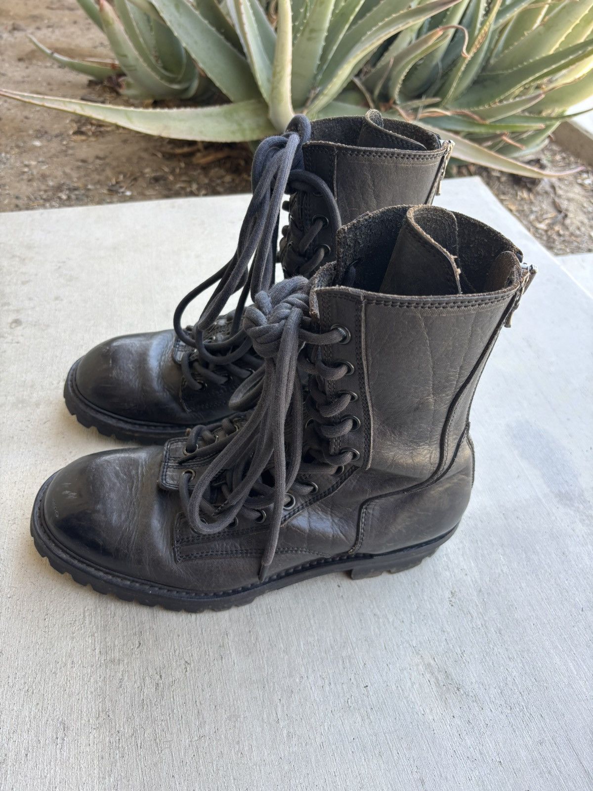 Julius Julius AW12 Resonance Double Lace Boots Size US 9.5 / EU 42-43 - 3 Thumbnail