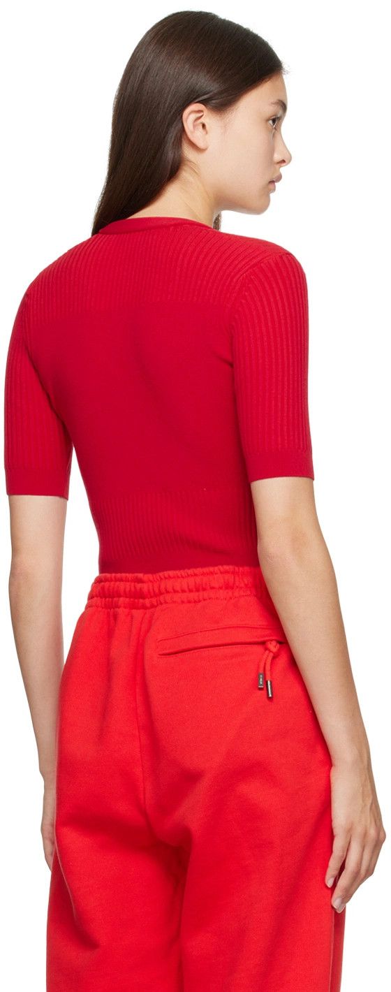 Jacquemus o1mle0526 Le Bodysuits in Dark Red Size XS / US 0-2 / IT 36-38 - 4 Thumbnail