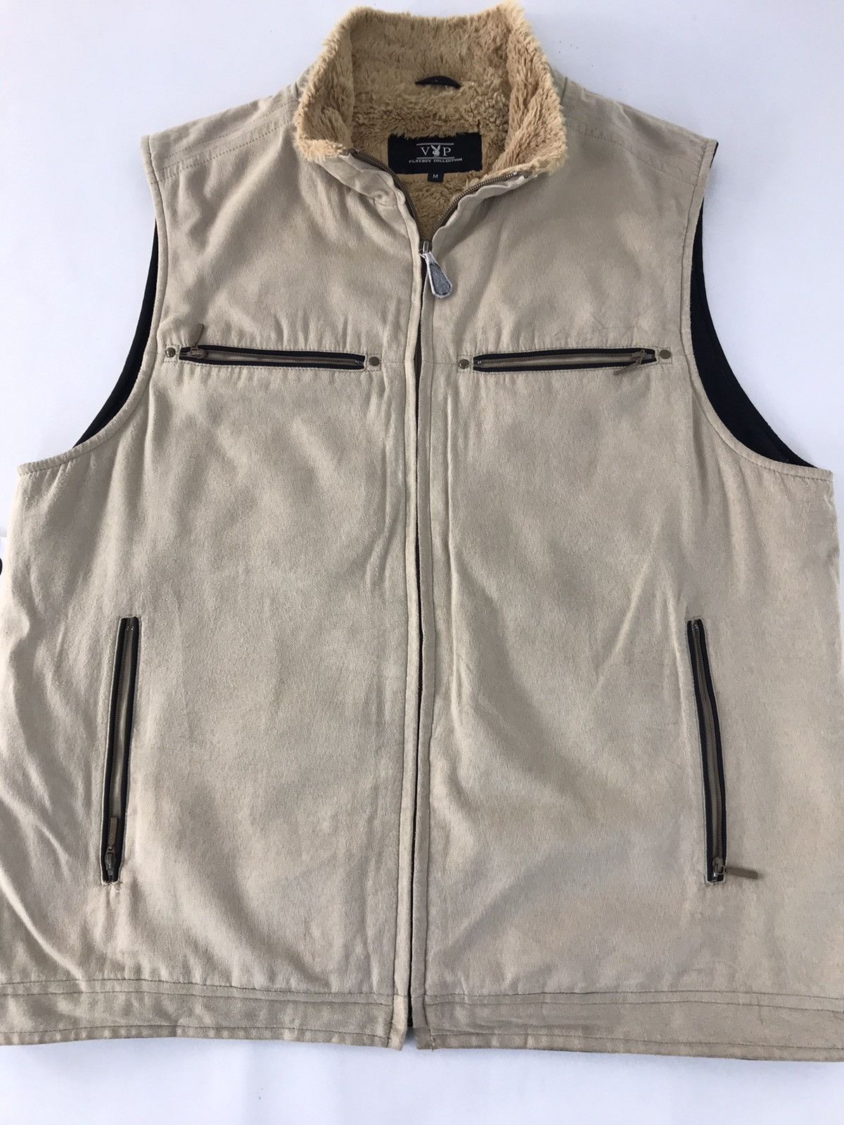 Playboy × Vintage Vintage Vest Playboy Collection Fleece Inner Zipper Size US M / EU 48-50 / 2 - 3 Thumbnail