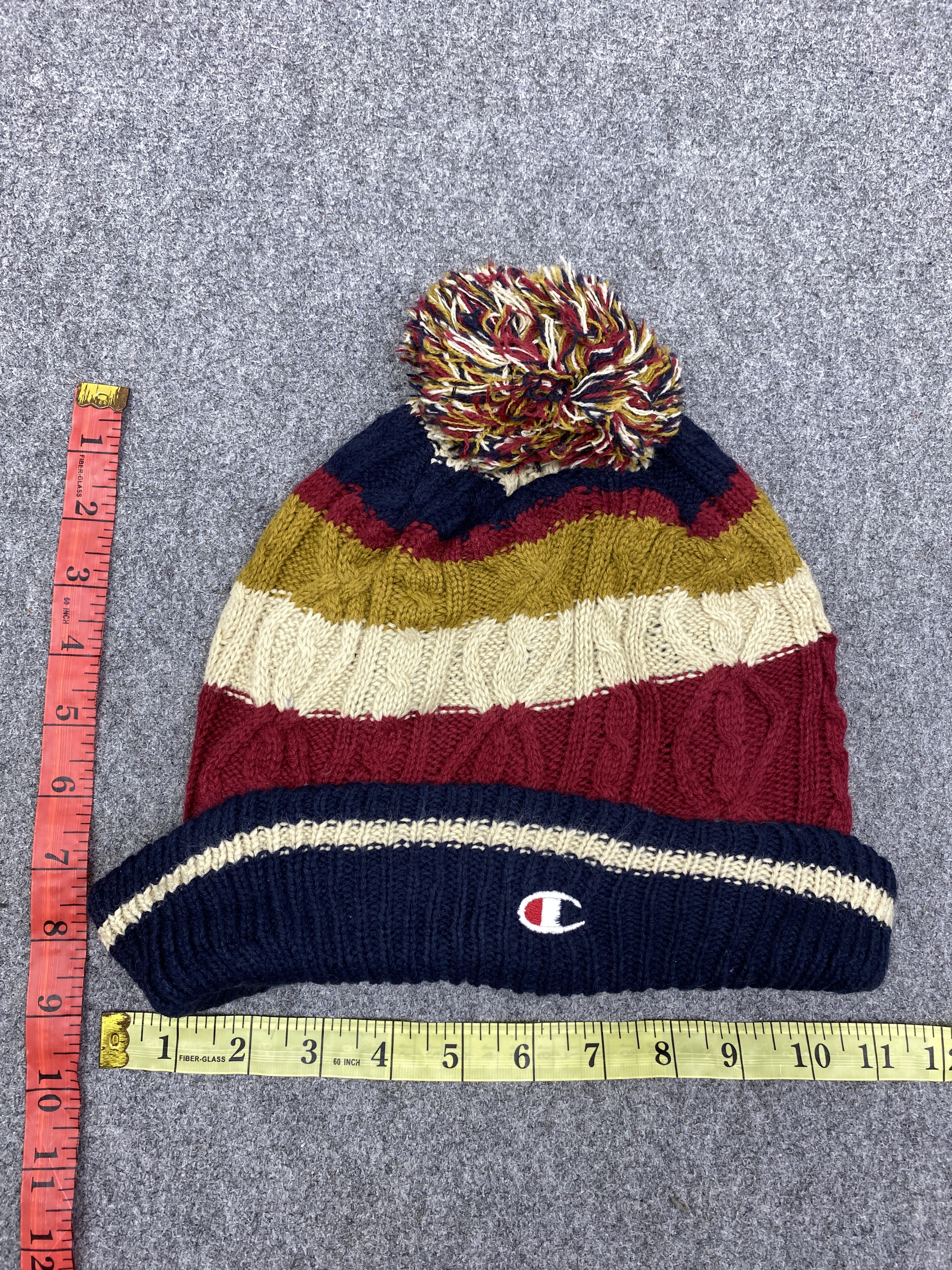Champion Vintage Champion Stripes Beanie / Snow Hat BA0105 Size ONE SIZE - 4 Thumbnail