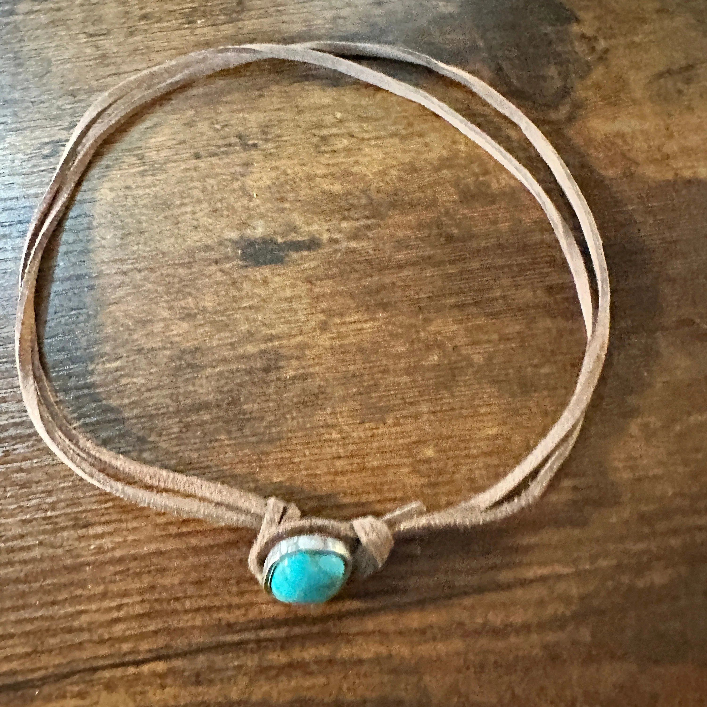 Other Boho Western Leather Cord Cowgirl Choker Necklace, Brown Lea Size ONE SIZE - 5 Thumbnail