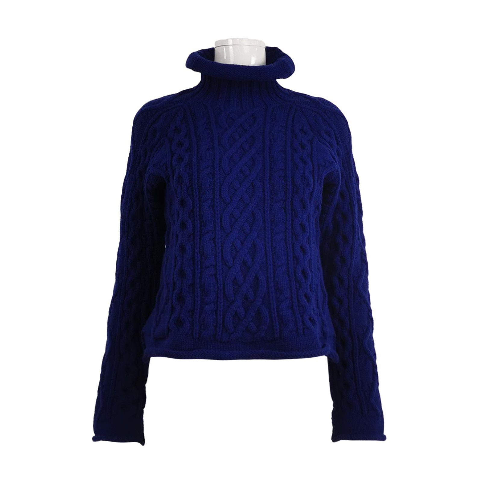 Maison Margiela Maison Margiela Cable Knit Turtleneck Sweater Size S Size S / US 4 / IT 40 - 1 Thumbnail