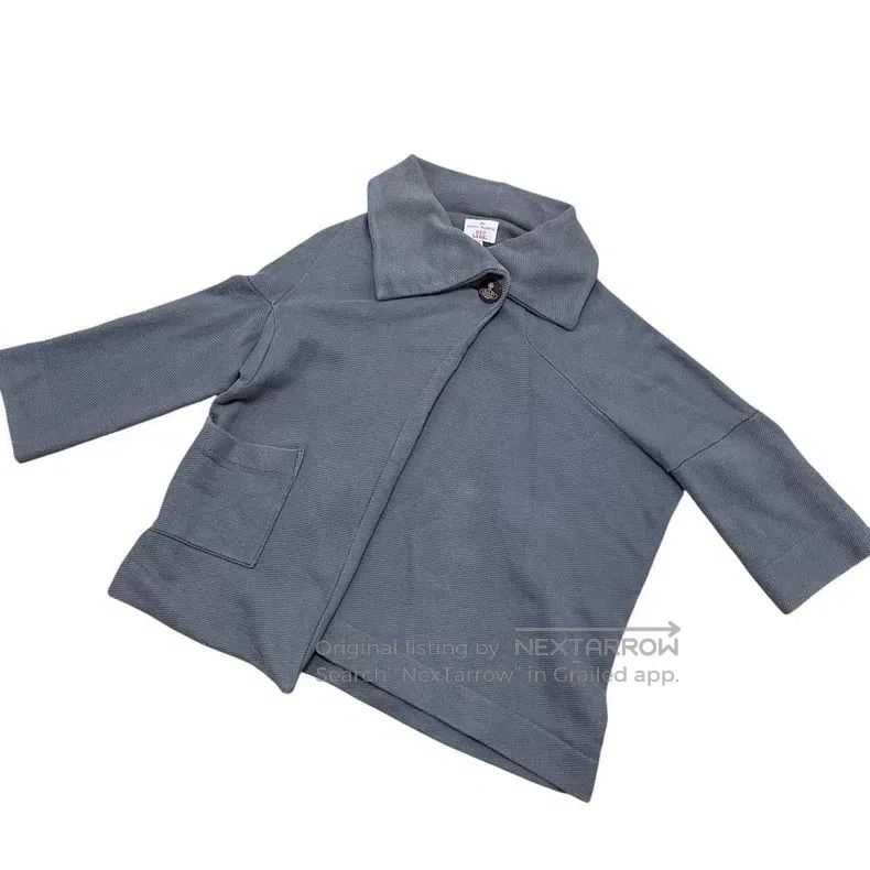 Vivienne Westwood Vivienne Westwood Asymmetrical Misty Grey Blue Shawl Colla Size M / US 6-8 / IT 42-44 - 2 Thumbnail