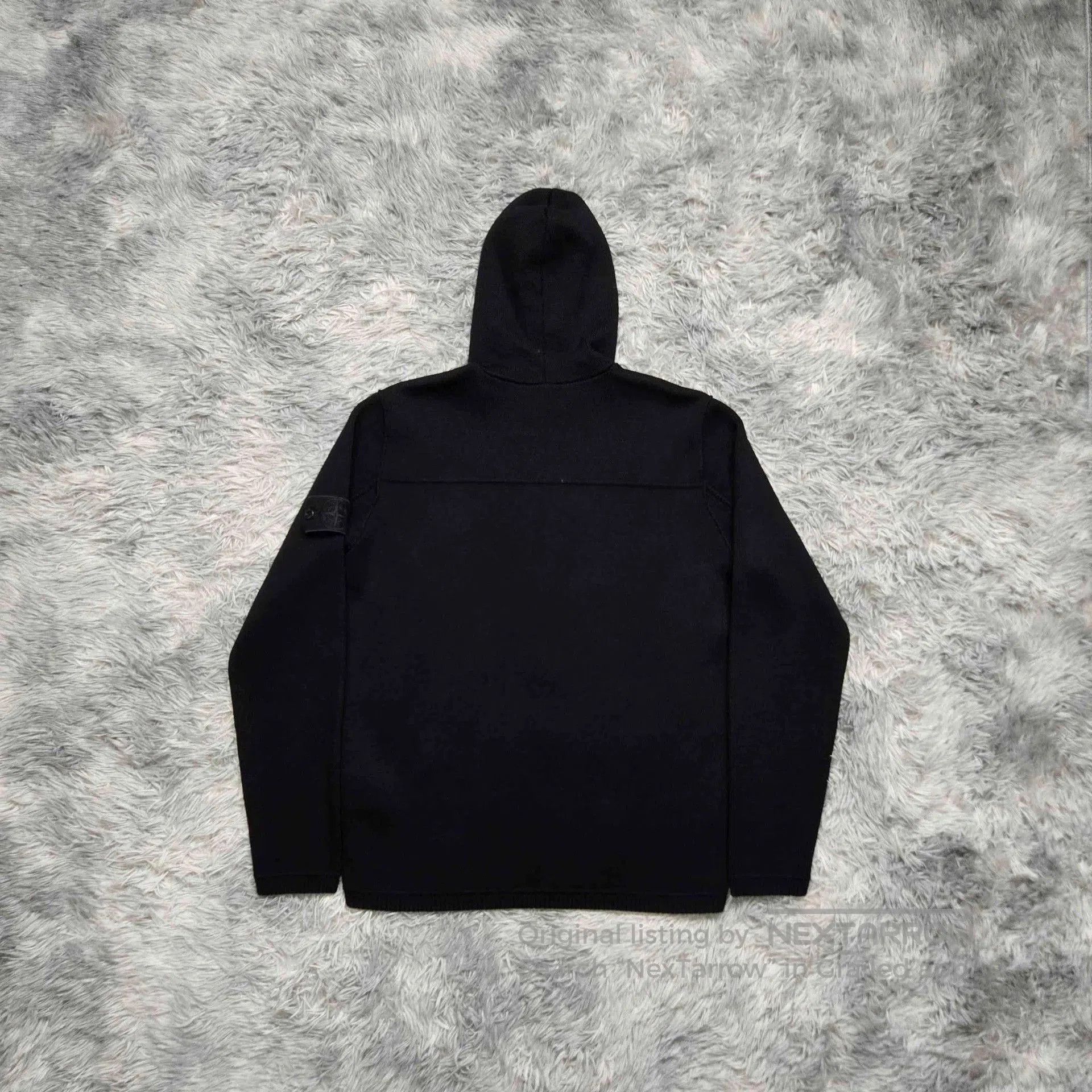 Stone Island stone island black wool zip hoodie sweatshirt. Size US L / EU 52-54 / 3 - 2 Thumbnail
