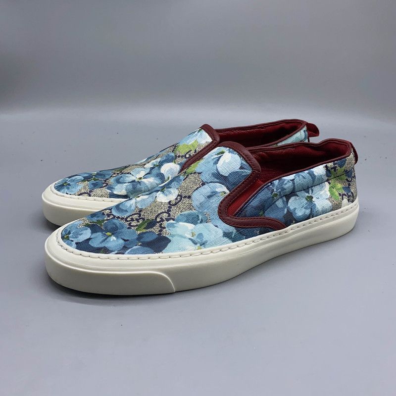 Gucci Gucci Floral Pattern Slip-On Sneakers for Women -2508 Size US 5 / IT 35 - 1 Thumbnail