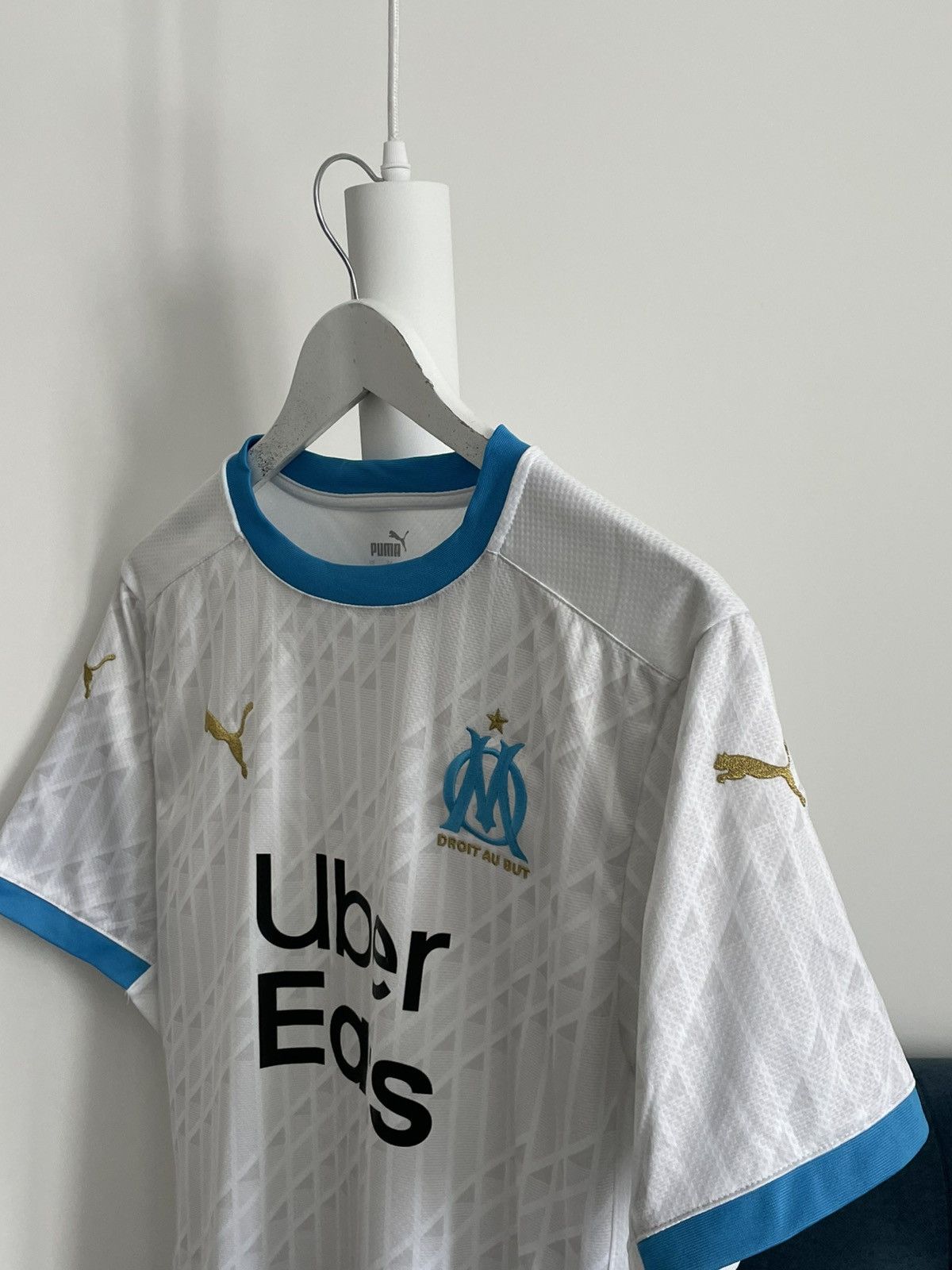 Puma Puma Olympique Marseille 2020/2021 Home Football Shirt RARE Size US M / EU 48-50 / 2 - 4 Thumbnail