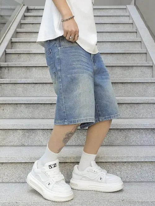 Jean Hirota x Matsu Washed Street casual shorts jorts jeans Size US 32 / EU 48 - 7 Thumbnail