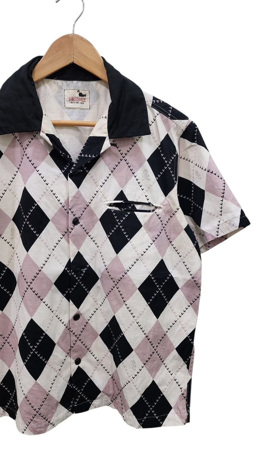 Japanese Brand Gangsterville diamond shirt Size US M / EU 48-50 / 2 - 3 Thumbnail