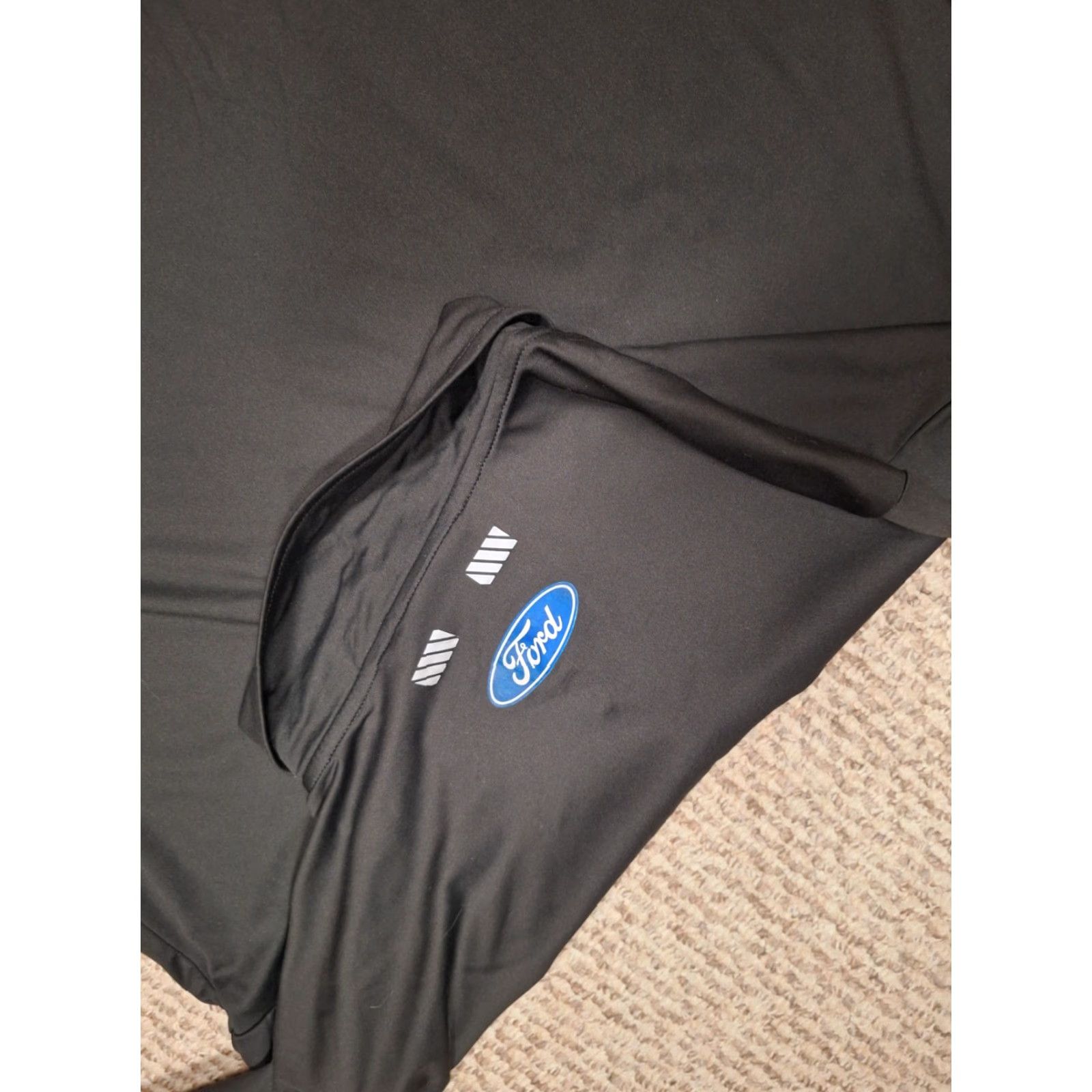 Vintage VINTAGE Truewerk Stewart Haas Ford Racing Team Polo Shirts Men’s XL Black Collared Short Sleeve Polo Men XL Racing Sports Golf Racing Size US XL / EU 56 / 4 - 3 Thumbnail