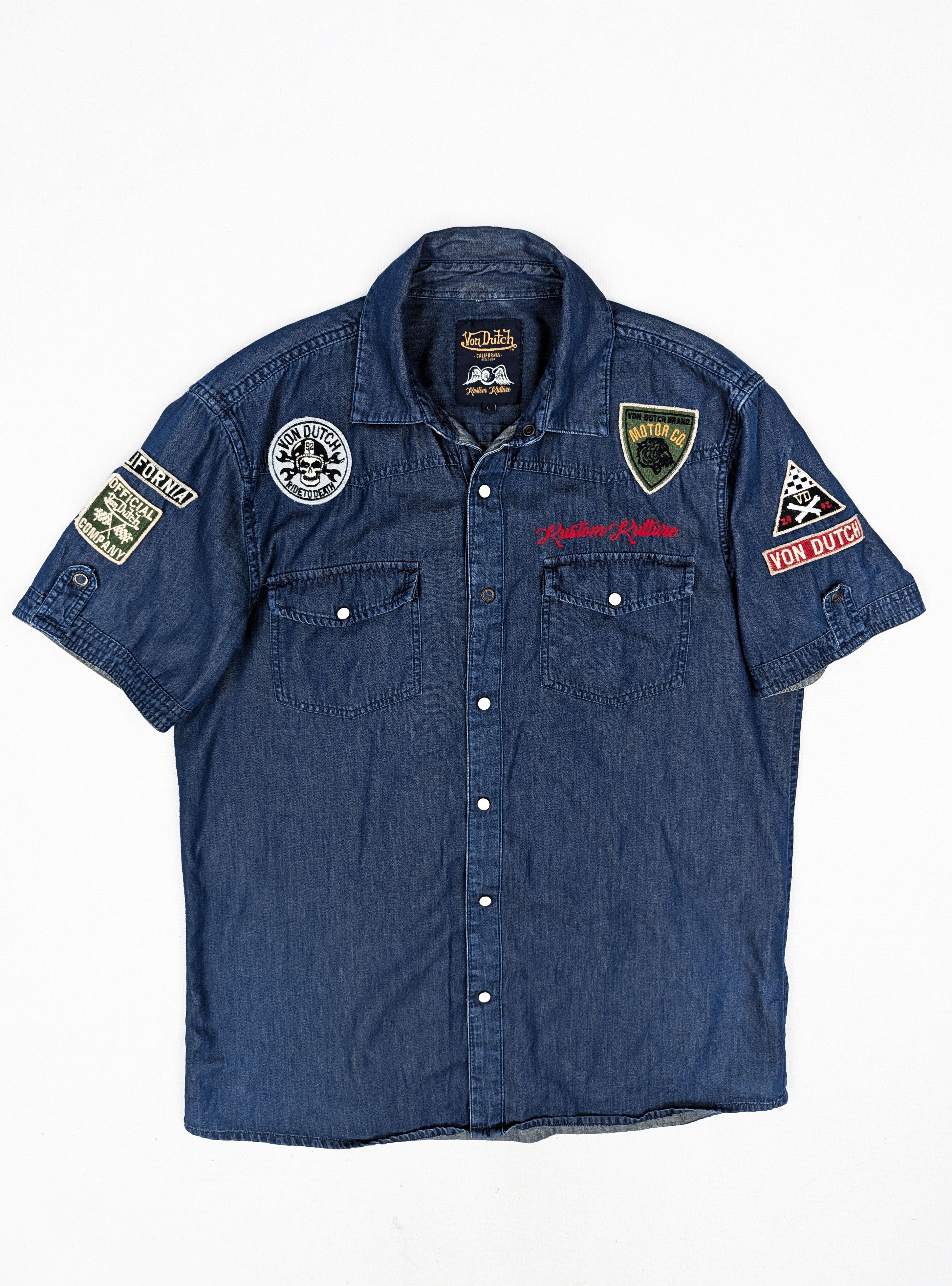 Von Dutch Von Dutch blue shirt L Size US L / EU 52-54 / 3 - 1 Thumbnail