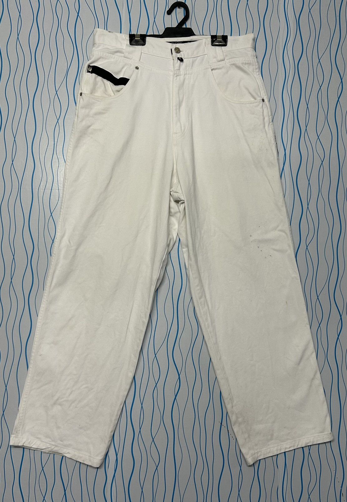 Dogtown VINTAGE DOG TOWN WIDE LEG BAGGY JORTS JEANS Size US 34 / EU 50 - 1 Thumbnail