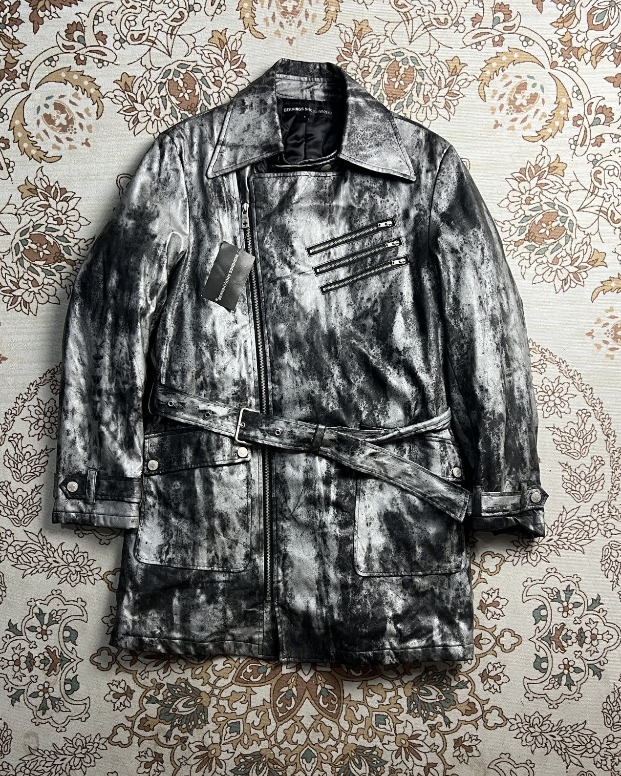 BERNINGS SHO Bernings Sho Wax Trench Jacket Size US L / EU 52-54 / 3 - 1 Thumbnail