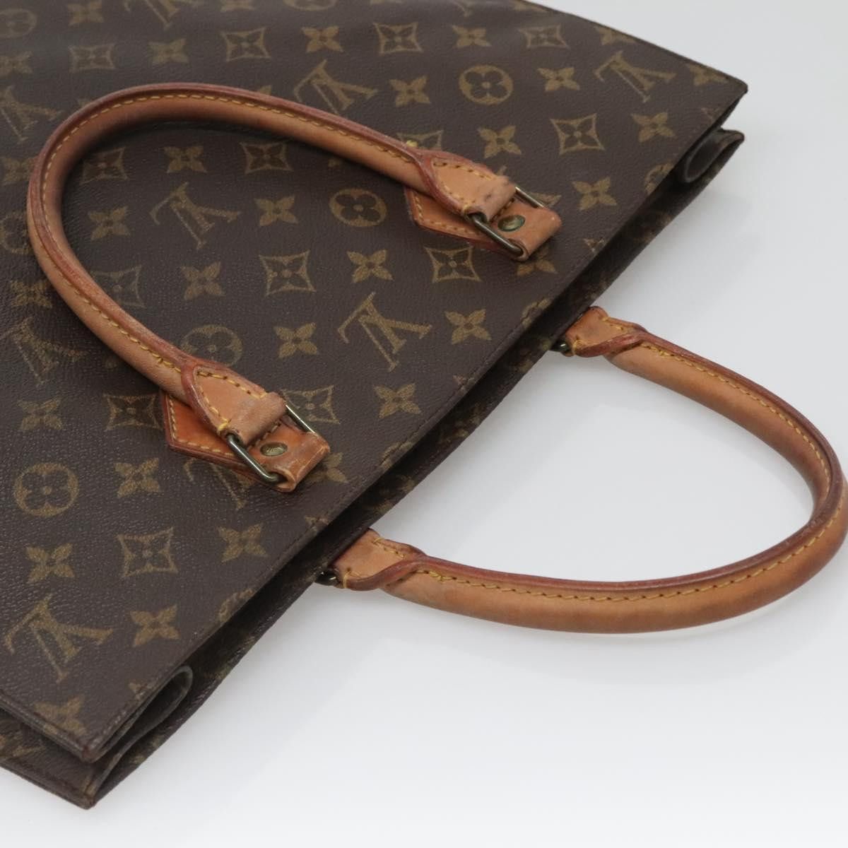 Louis Vuitton LOUIS VUITTON Monogram Sac Plat Hand Bag M51140 Size ONE SIZE - 6 Thumbnail