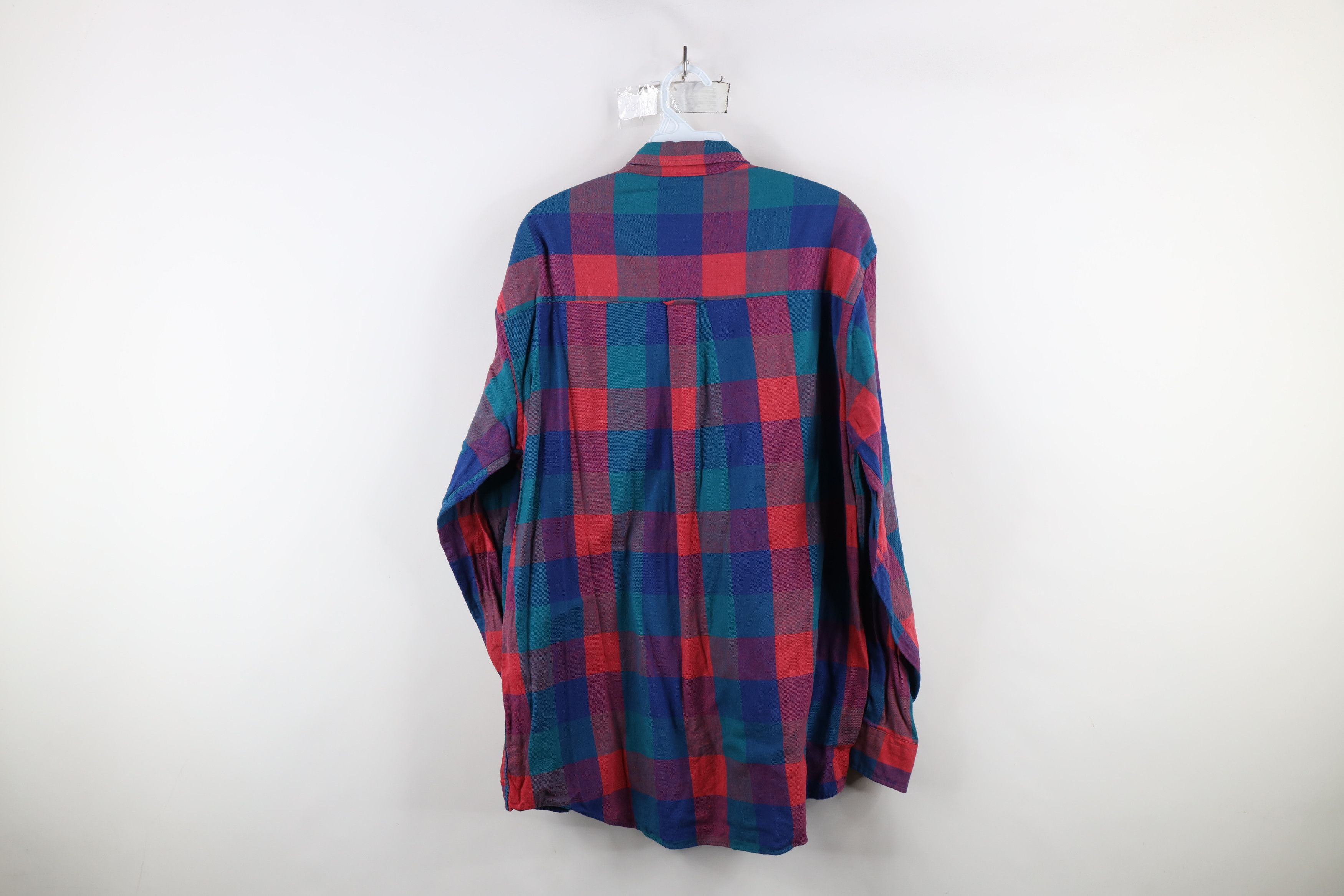 Vintage Vintage 90s Streetwear Collared Button Down Shirt Plaid Size US M / EU 48-50 / 2 - 9 Thumbnail