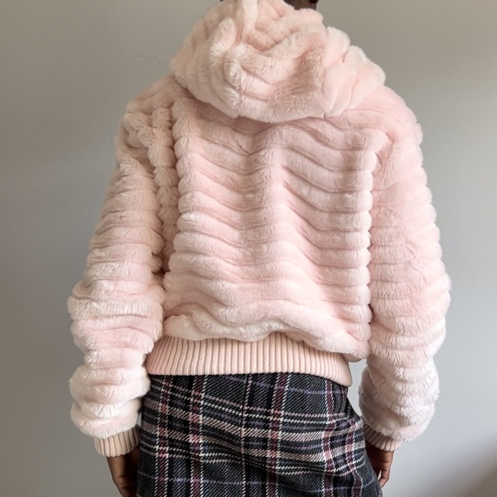 Juicy Couture × Vintage Y2K Pink Faux Fur Jacket Size L / US 10 / IT 46 - 5 Thumbnail