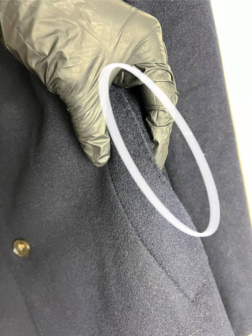 Vintage SuitSupply Vicenza trench Overcoat Mens 44 Navy Blue Wool Size US XL / EU 56 / 4 - 3 Thumbnail