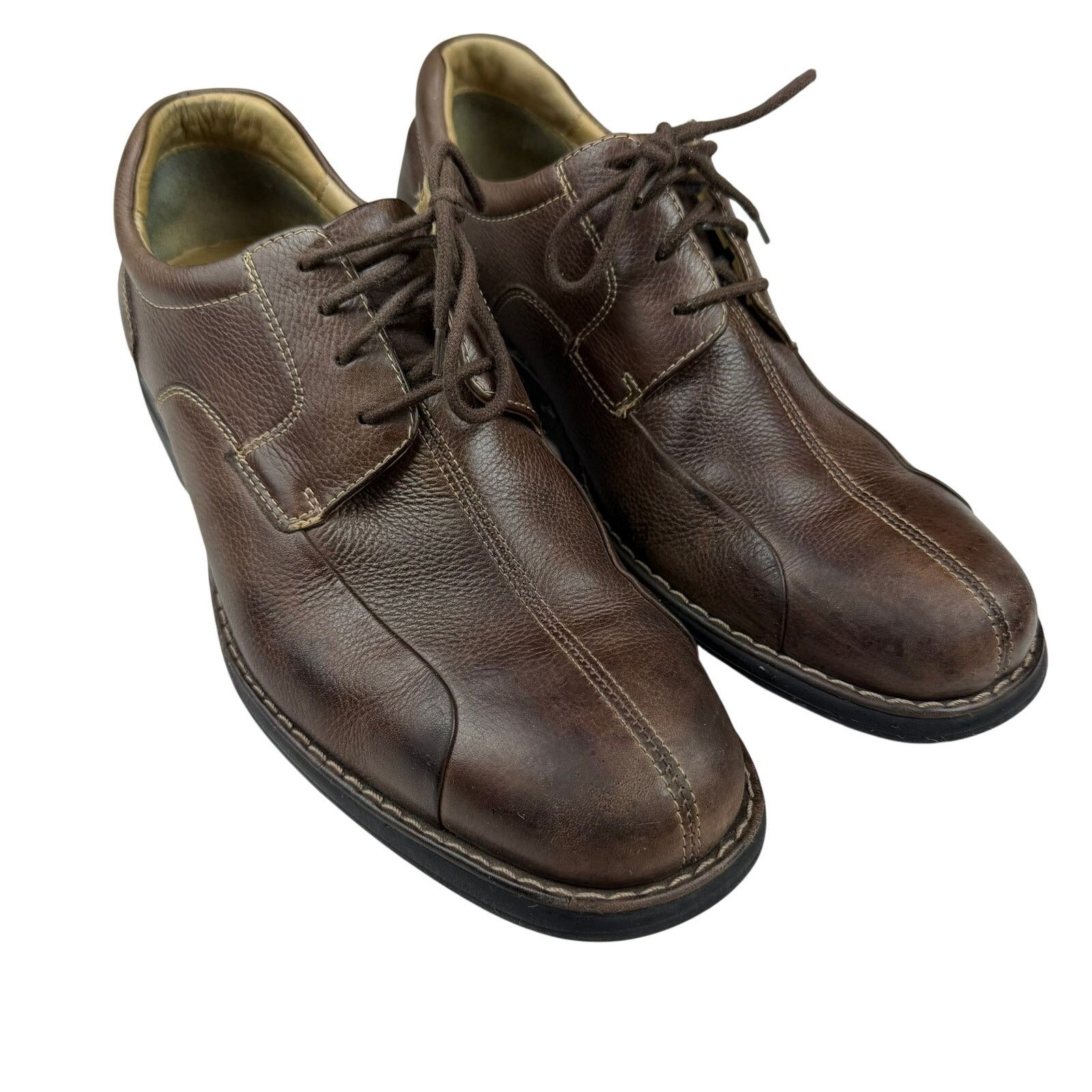 Johnston & Murphy Johnston & Murphy Brown Leather Oxford Shoes 10.5M Size US 10.5 / EU 43-44 - 2 Thumbnail