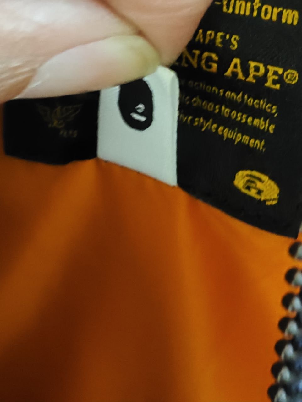 Bape Bape Split Tiger Shark Ma-1 Bomber Jacket Size US XL / EU 56 / 4 - 4 Thumbnail