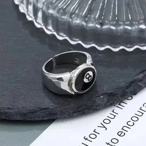 Jewelry Eight Ball Ring Size ONE SIZE - 3 Thumbnail