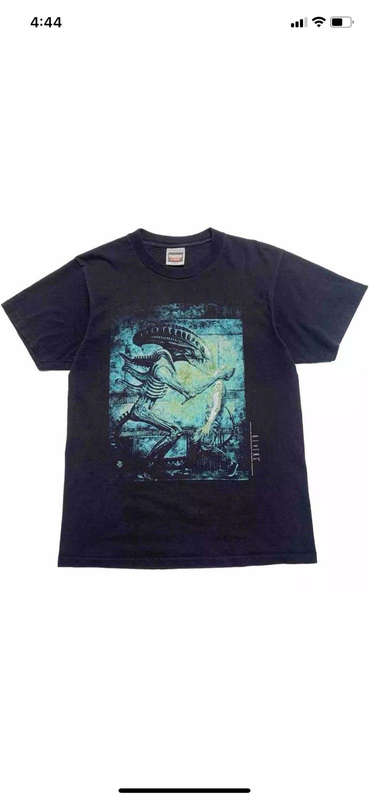 image of Vintage 1997 Aliens Dark Horse Comics T-Shirt VTG Tee in Black, Men's (Size Medium)