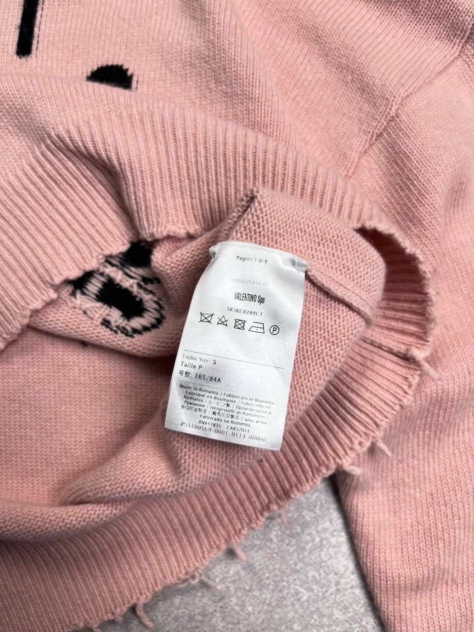 Valentino Vintage Valentino Red Heart Breaker Sweater Y2K S Size US S / EU 44-46 / 1 - 5 Thumbnail