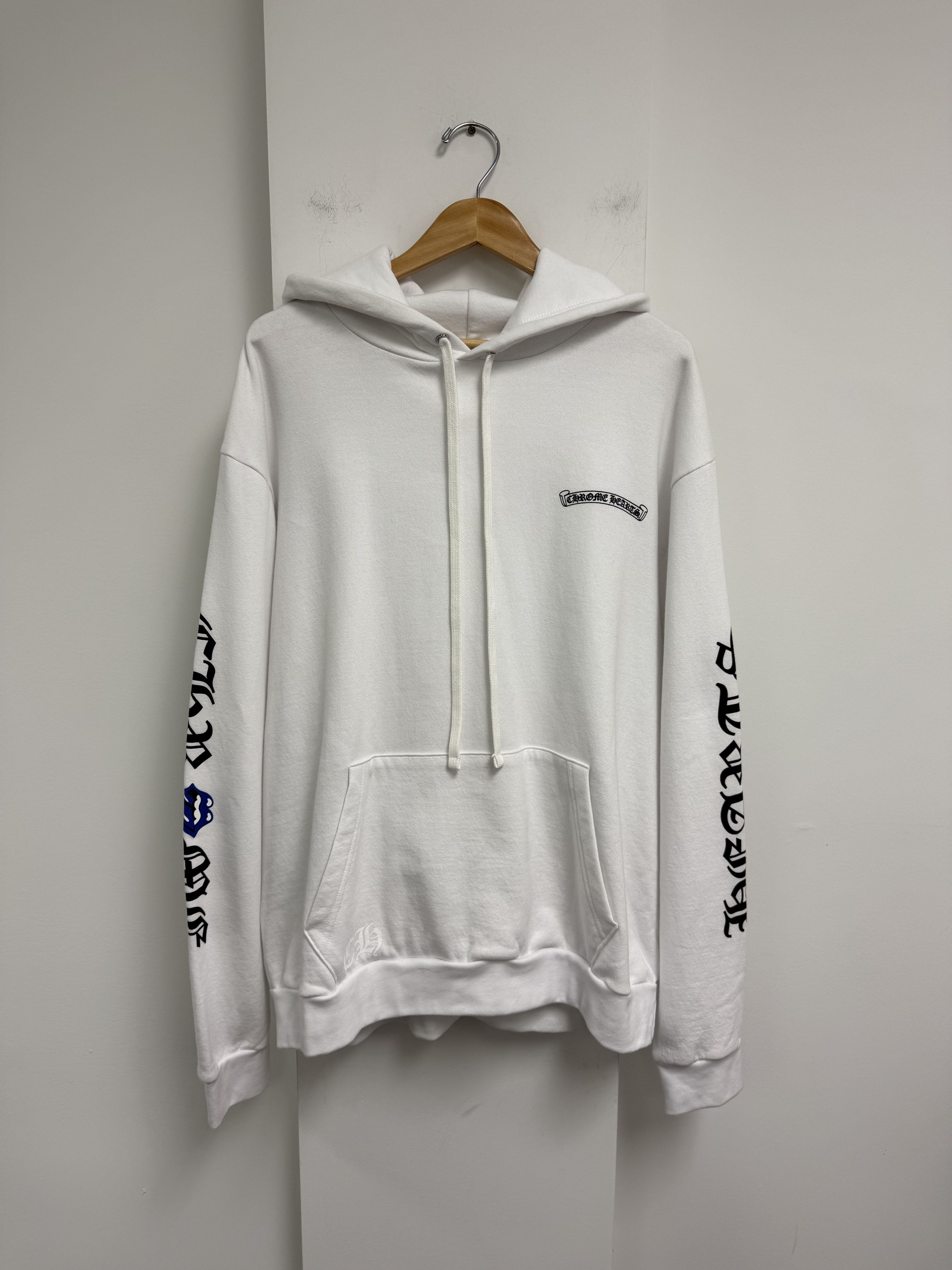 【CHROME HEARTS】White Glow Pullover Hoodie Chrome Hearts Glow Hoodie White Men's - FW20 - US
