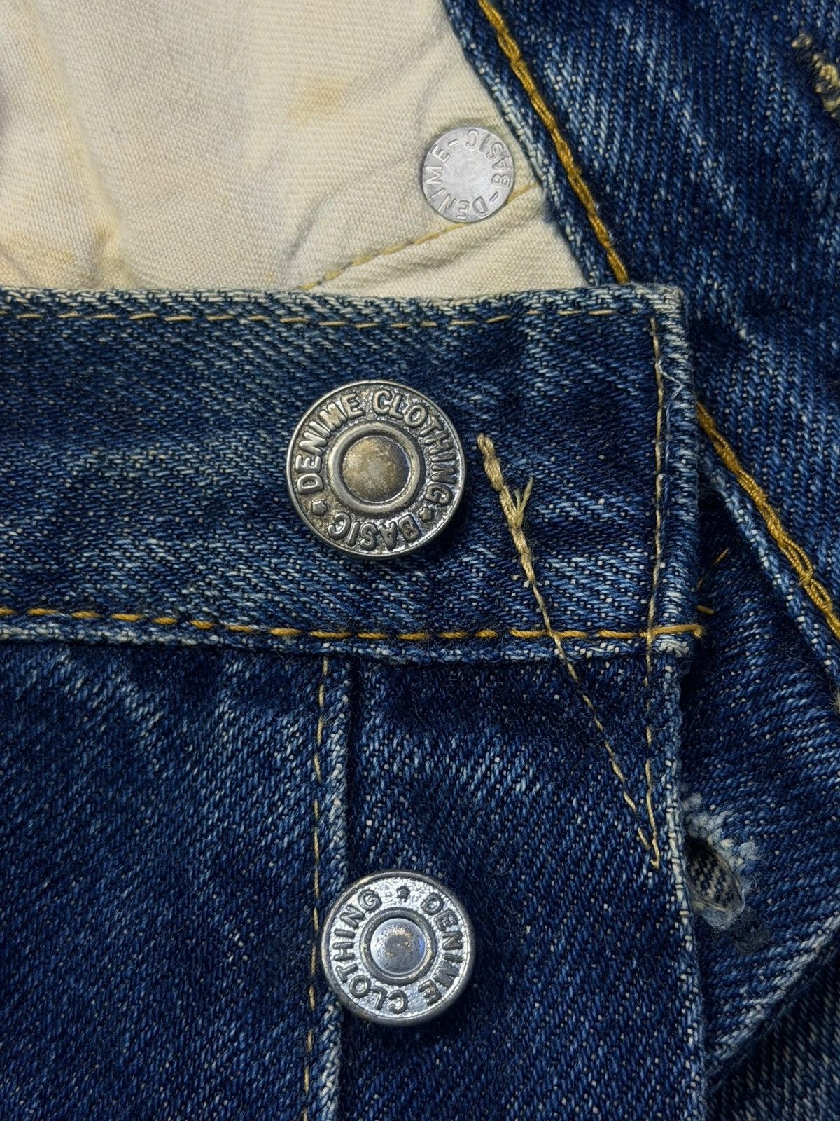 Denime Vintage 90s Denime Osaka Five Japan | Selvedge Denim Jeans Size US 29 - 13 Thumbnail