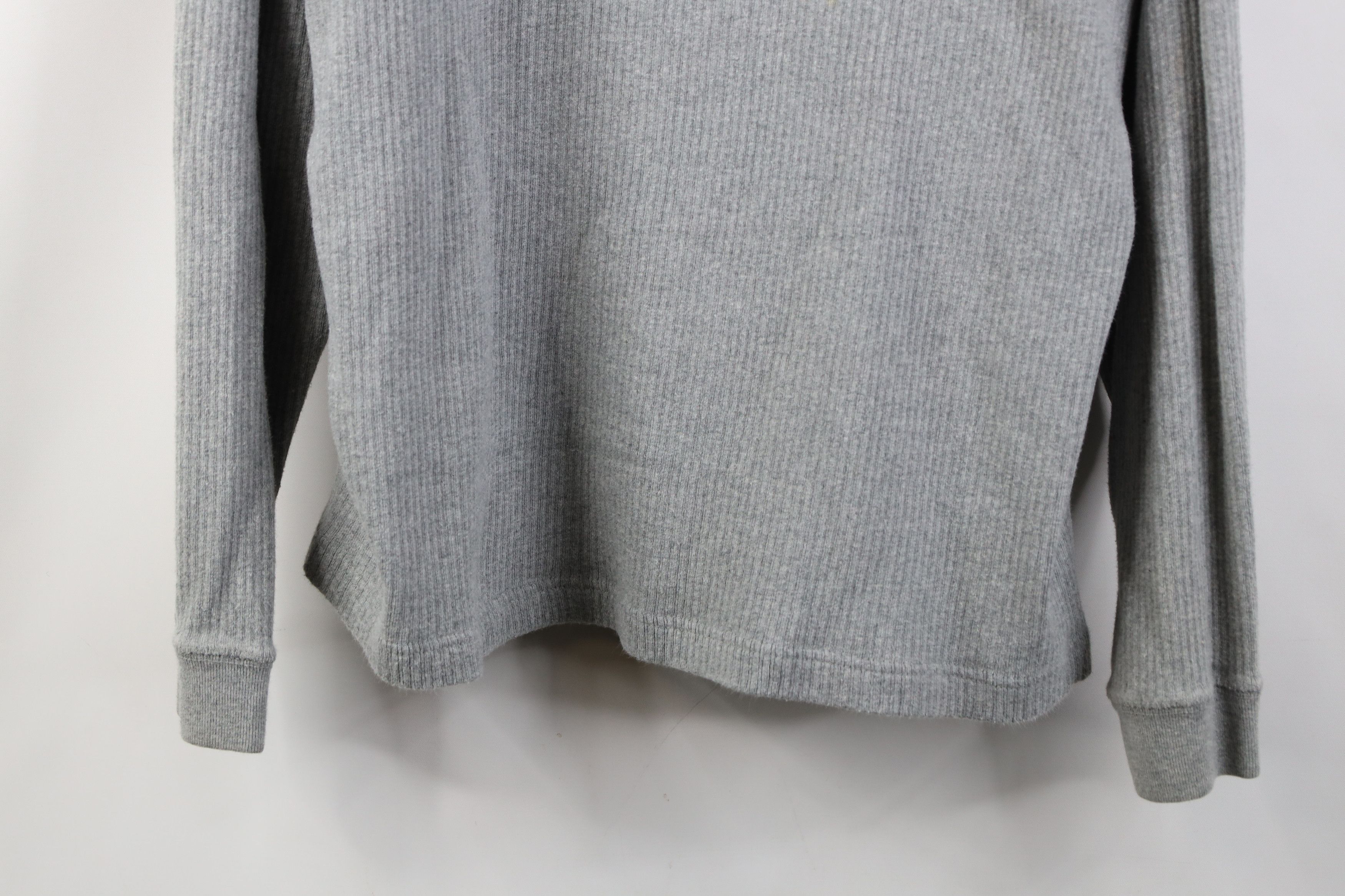 Vintage Vintage 90s Y2K Streetwear Knit Long Sleeve Henley T-Shirt Size US L / EU 52-54 / 3 - 3 Thumbnail