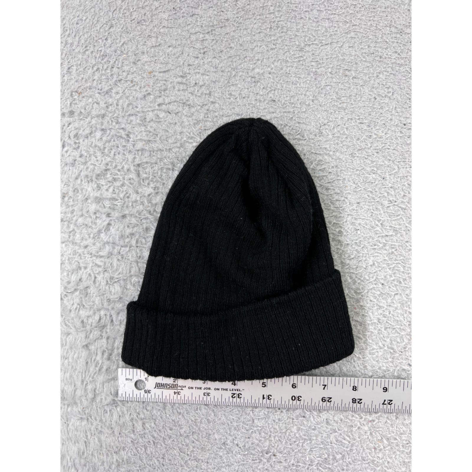 Vintage Bula Beanie Toque Adult One Size Black Knit Hat Wool Blend Snow Ski Logo Beanie Mens Winter Knit Cap Size ONE SIZE - 3 Thumbnail