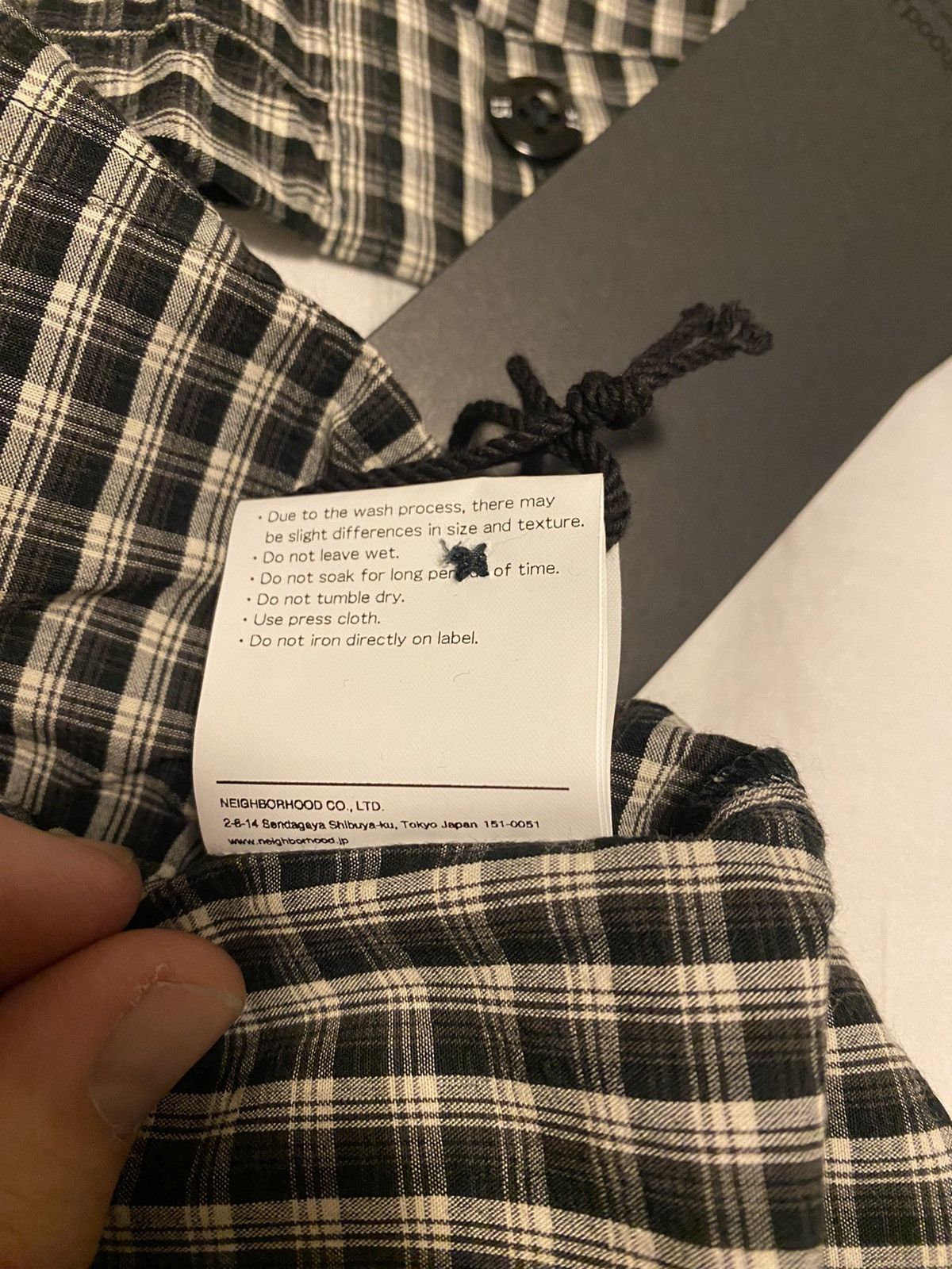 Neighborhood Neighborhood Japan Gingham Hombre Check Shirt XL NWT Size US XL / EU 56 / 4 - 14 Thumbnail