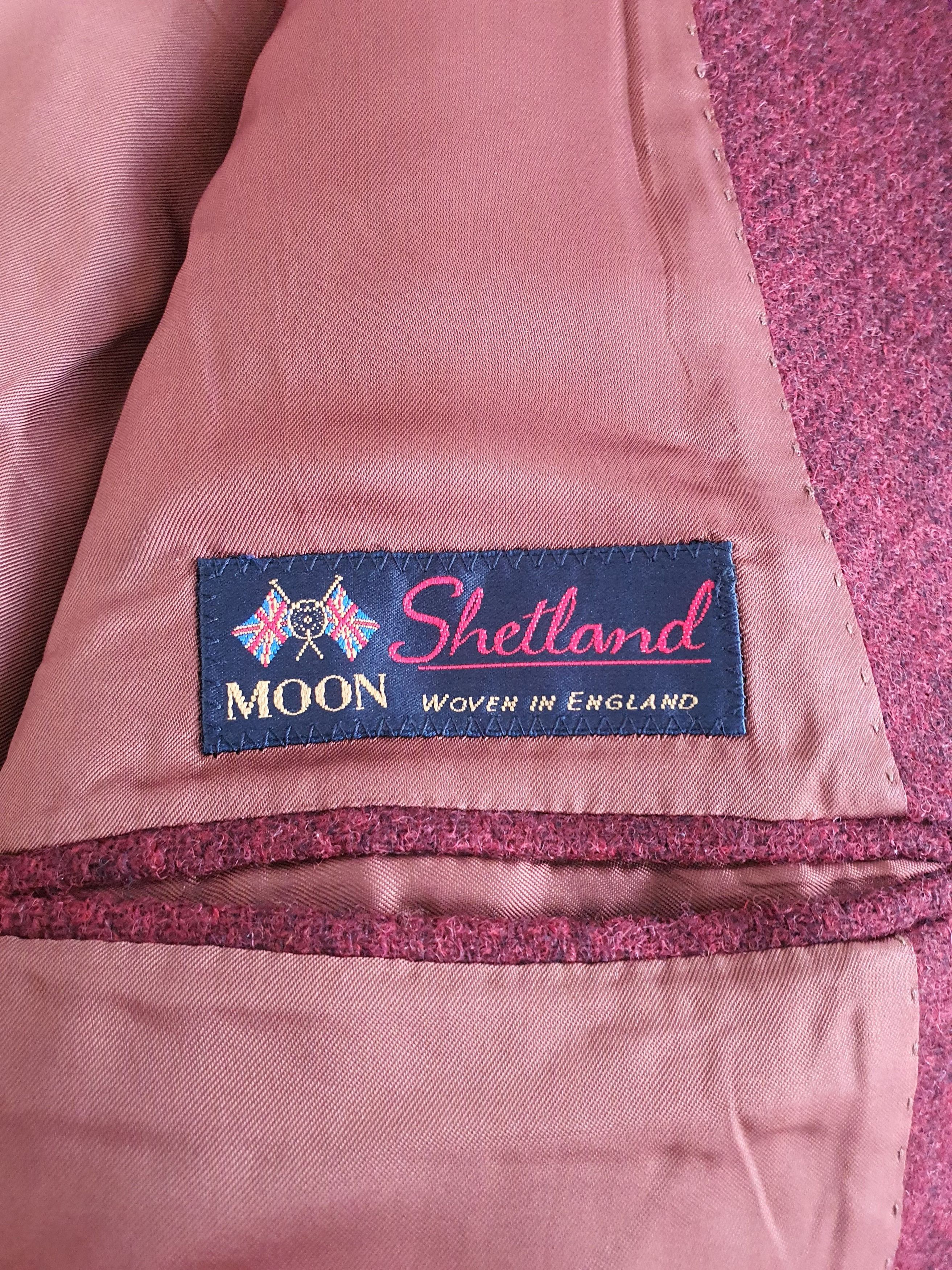 Boggi MOON Shetland Wool - Sports Coat Jacket - Regular - Sz EU 54 Size 44R - 9 Thumbnail