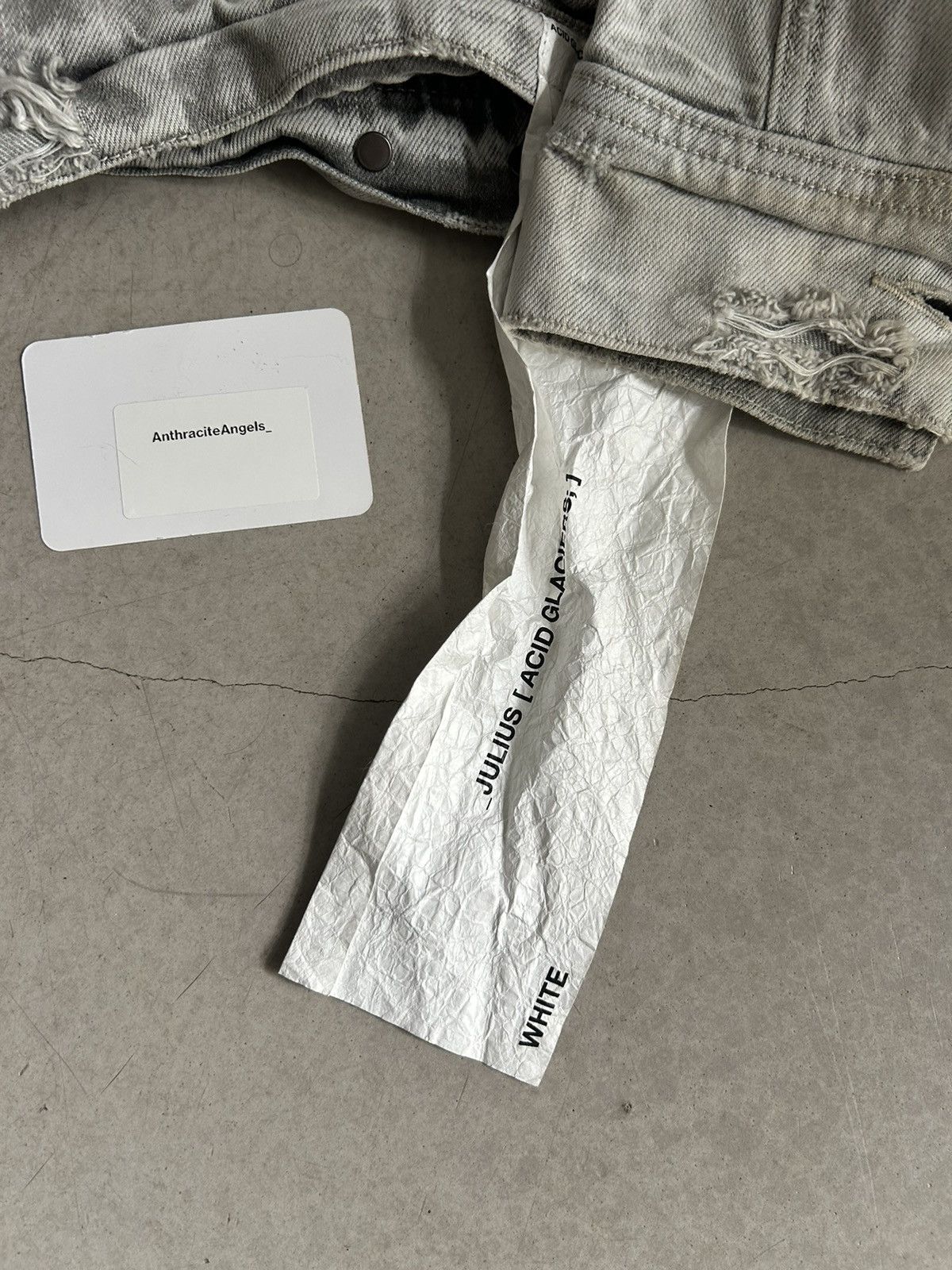 Julius Julius_7 Limited Edition Stone Denim Jacket Size US L / EU 52-54 / 3 - 4 Thumbnail