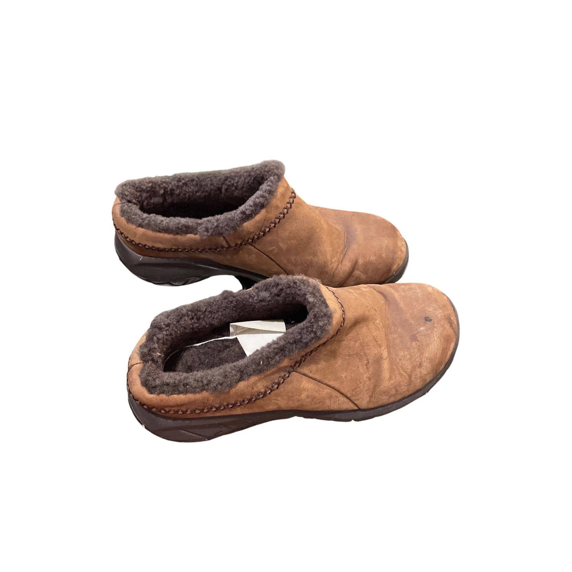 Merrell Merrell wms brown leather wool lined moc clogs shoes sz 8.5 Size US 8.5 / IT 38.5 - 3 Thumbnail