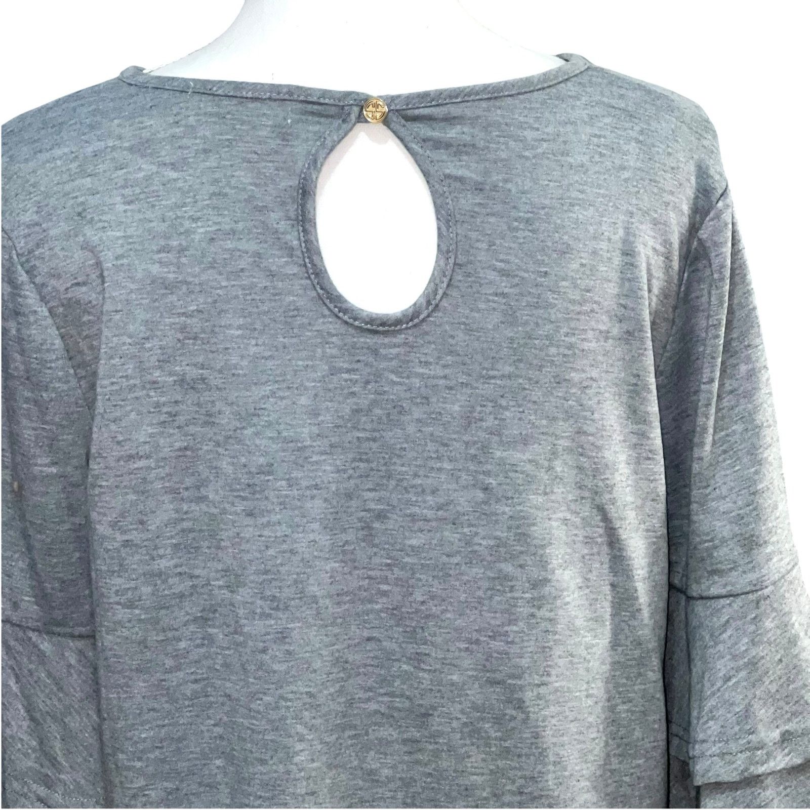 Other Simply Southern Gray Winston 3/4 Bell Sleeve Tunic Dress XL Size XL / US 12-14 / IT 48-50 - 5 Thumbnail