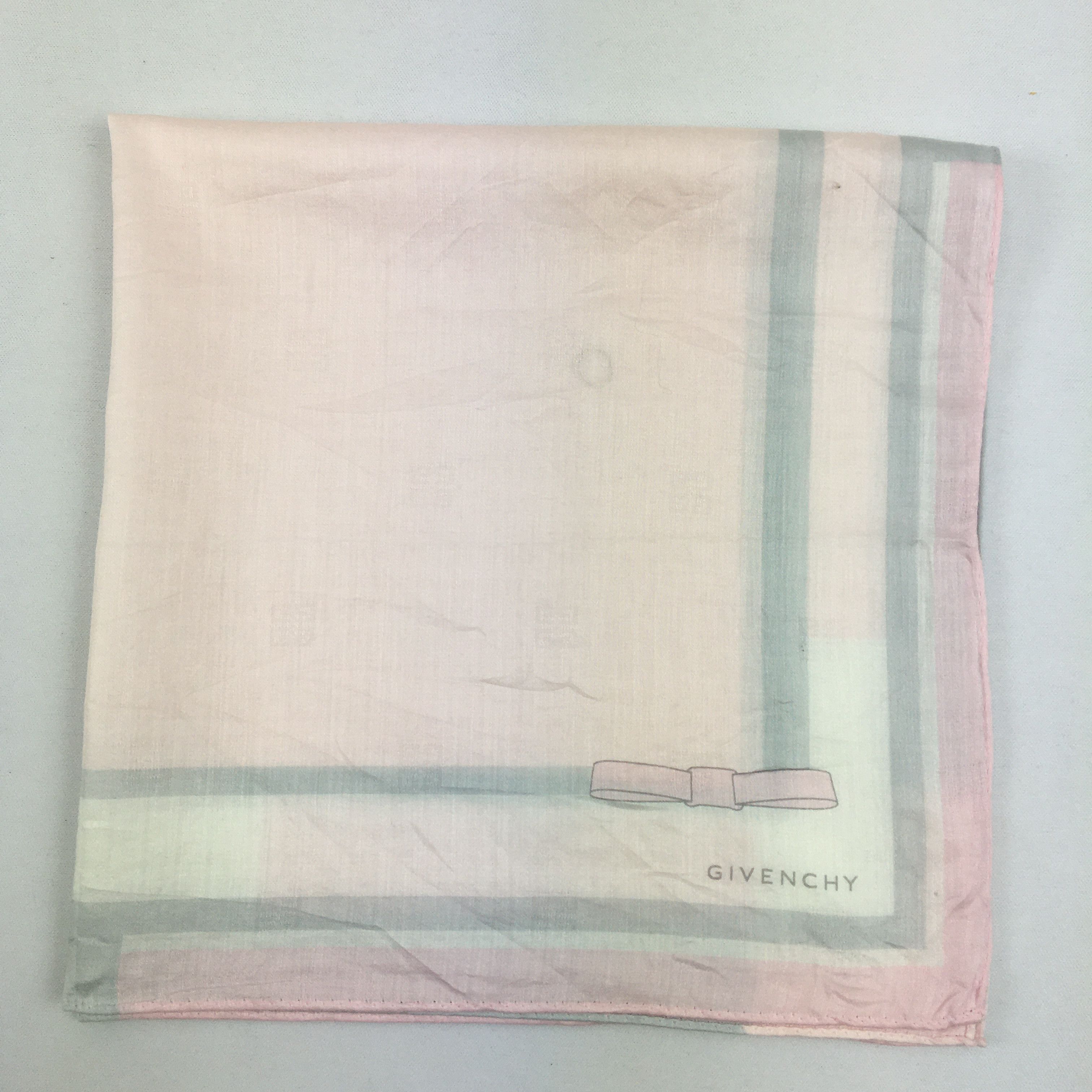 Japanese Brand Vintage Givenchy Handkerchief Neckerchief Bandana Size ONE SIZE - 4 Thumbnail
