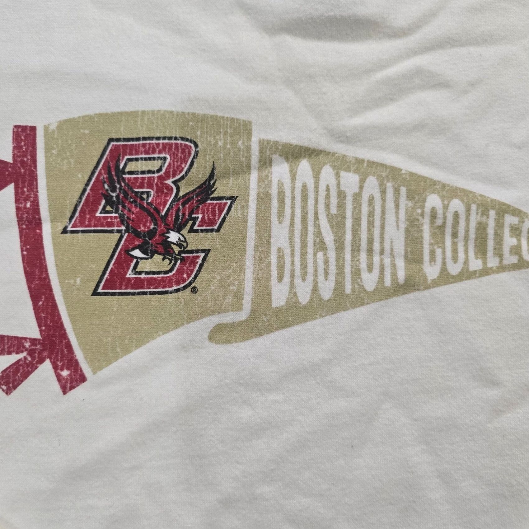 Vintage VINTAGE? No. Boston College Sweatshirt Womens Size Medium White Cropped Lounge Casual Eagles Nike? Size M / US 6-8 / IT 42-44 - 3 Thumbnail