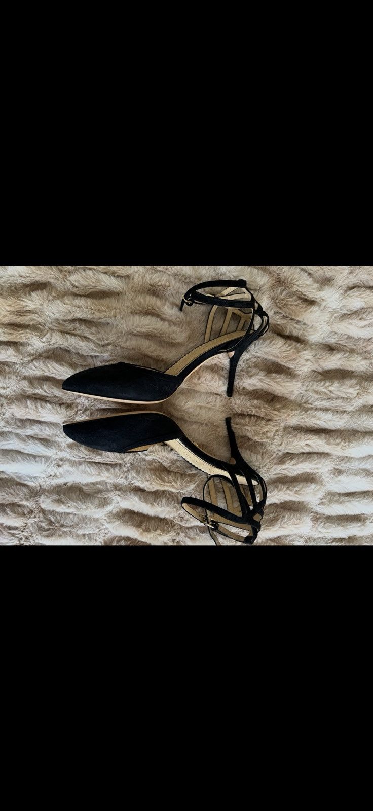 Charlotte Olympia Charlotte Olympia Black Suede Cage Heels Size US 6.5 / IT 36.5 - 7 Thumbnail