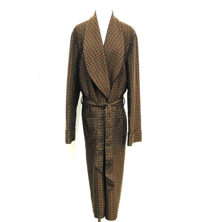 Gucci Gucci GG Pattern Belted Coat Size M Size US M / EU 48-50 / 2 - 1 Thumbnail