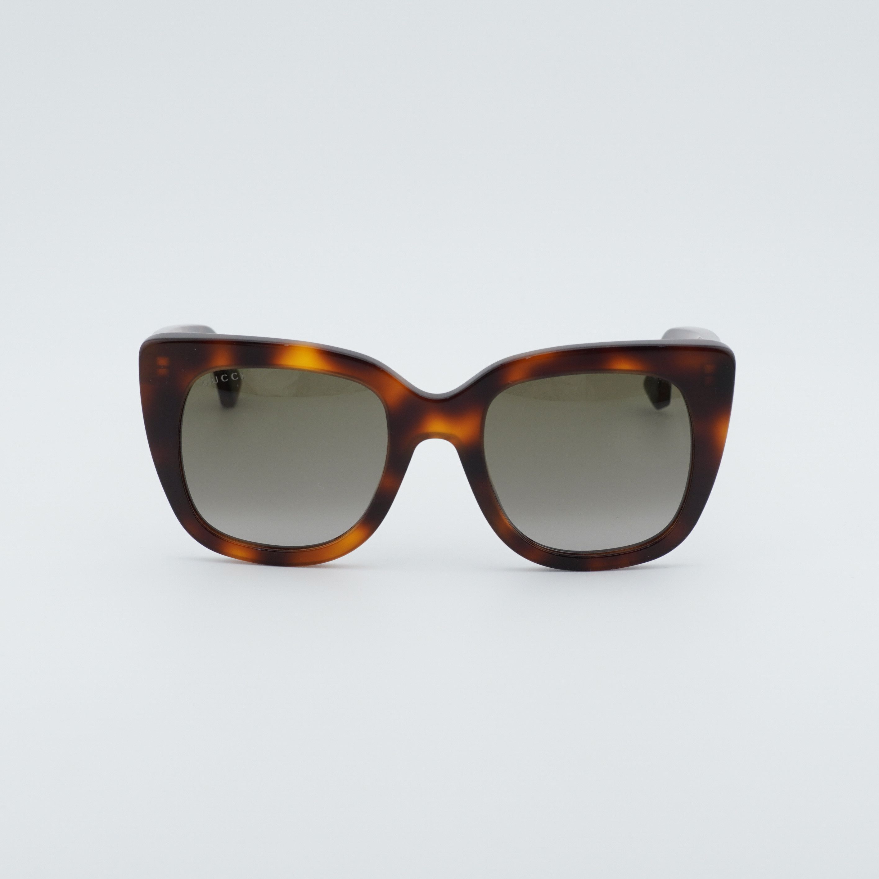 Gucci Gucci GG0163S 002 Women Sunglasses Havana Square Frame Size ONE SIZE - 4 Thumbnail