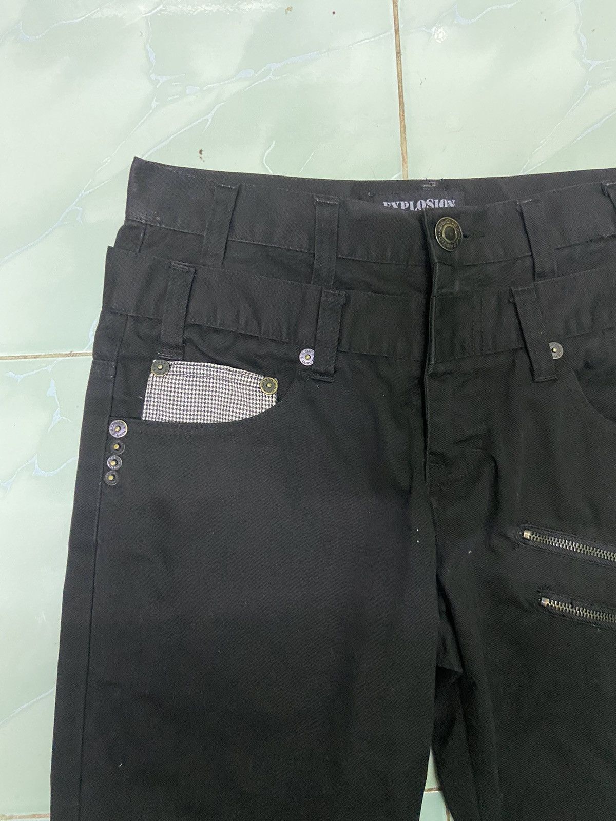 Beauty Beast 🔥 Explosion Black double waist 3 quarter pants kmrii Size US 30 / EU 46 - 5 Thumbnail