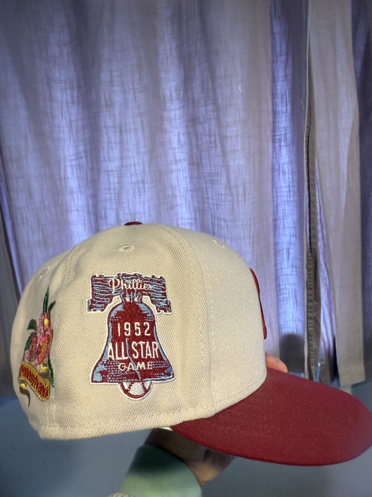 Fubu Lord Fubu EWDIL Philadelphia Phillies fitted hat size 7 1/8 Size ONE SIZE - 3 Thumbnail